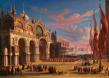 Venice Piazza San Marco 1861