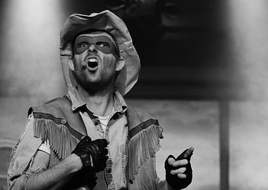 Masked Cowboy Performer