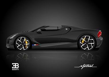Bugatti W16 Mistral Roadster