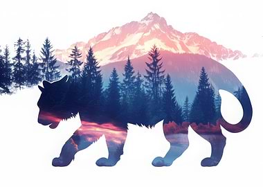 Tiger Mountain Silhouette