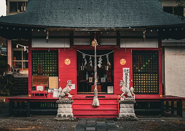 Japanese Shrine Entrance