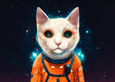 Space Cat Astronaut