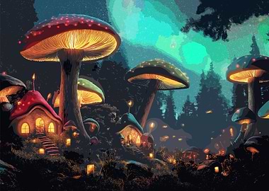 Enchanted Mushroom Forest