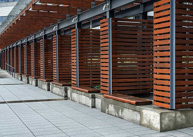 Modern Wooden Pergola