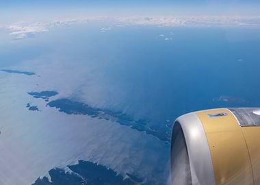 Airplane View of Islands