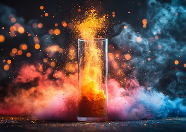 Yellow Powder Explosion