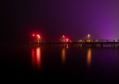 Night Lights Reflections - Zürich Waterfront