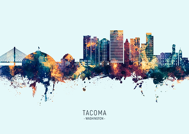 Tacoma Washington Skyline