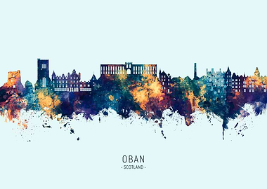 Oban Scotland Skyline
