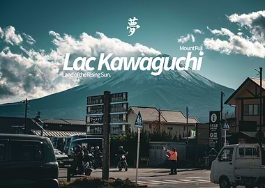 Crossroads in Fujikawaguchiko