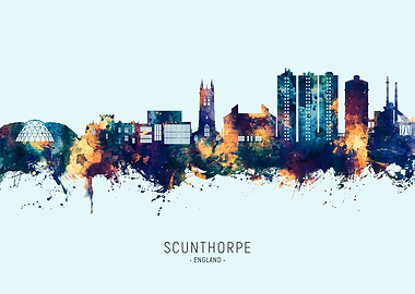 Scunthorpe England Skyline