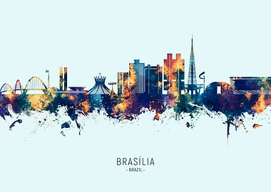 Brasilia Brazil Skyline