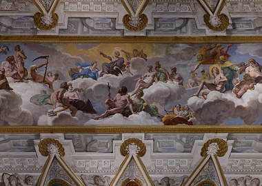 Mythological Fresco Ceiling