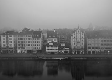 Foggy Cityscape Zürich