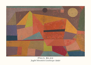 Paul Klee Joyful Mountain Landscape