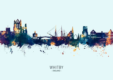 Whitby England Skyline