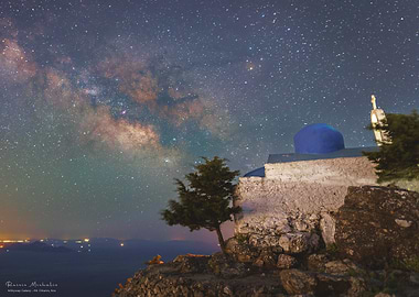 Milky Way over Church