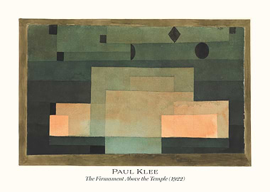 Paul Klee The Firmament Above the Temple