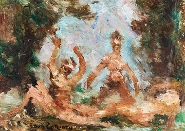 Two Figures in a Landscape