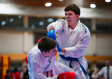 Karate Match Action
