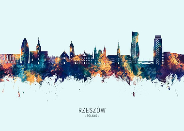 Rzeszow Poland Skyline