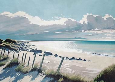 Coastal Landscape Painting