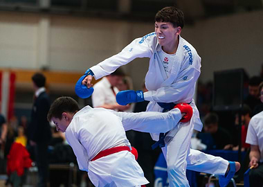 Karate Competition Action