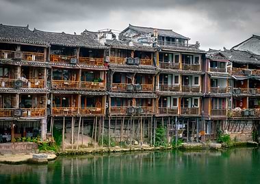 Waterfront Buildings in China