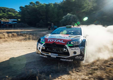 Kris Meeke Rally Catalunya - Rally Car in Action