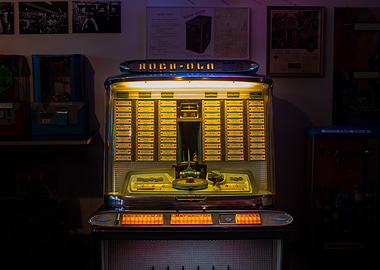 Vintage Rock-Ola Jukebox