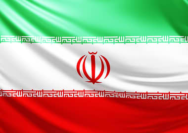 Iranian Flag, national symbol of iran