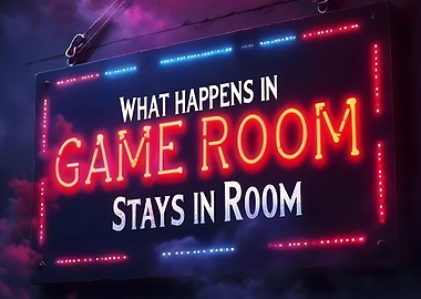 Game Room Neon Sign