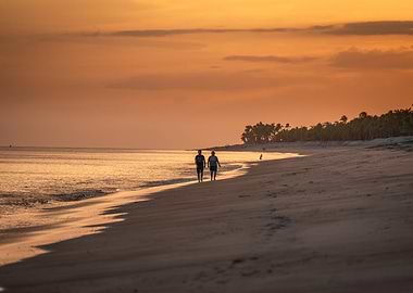 Sunset Beach Walk