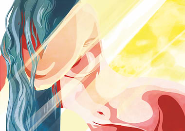 Abstract Woman in Light