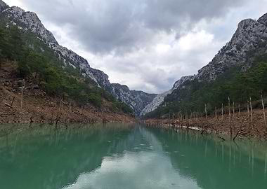 Mountain Lake Landscape
