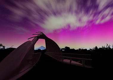 Bridge Under Aurora