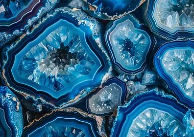 Blue Agate Crystal