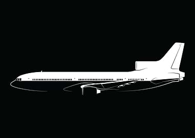 L-1011 TriStar Silhouette