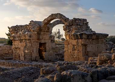 Ancient Ruins with Archway