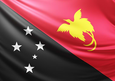 Papua New Guinea Flag