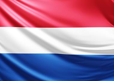 Netherlands Flag, realistic flag of netherlands