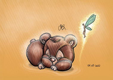 Sleeping Bear and Fairy