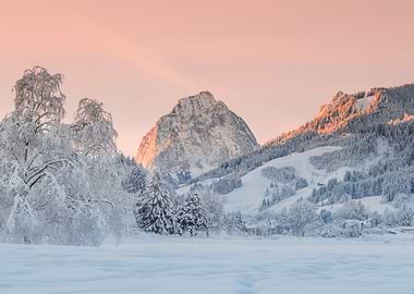 Winter Sunrise in Switzerland