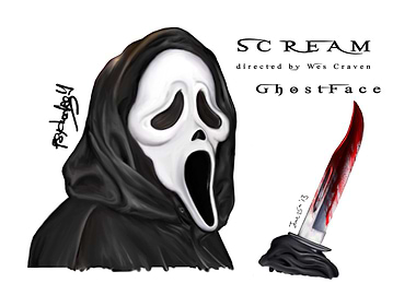 Ghostface Scream Mask