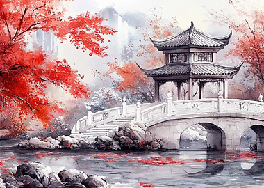 Japanese Garden Bridge