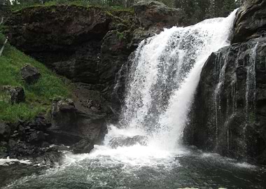 Waterfall in Forest