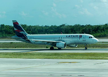 LATAM Airlines Airplane Taxiing
