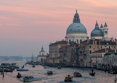 Venice Canal at Dusk