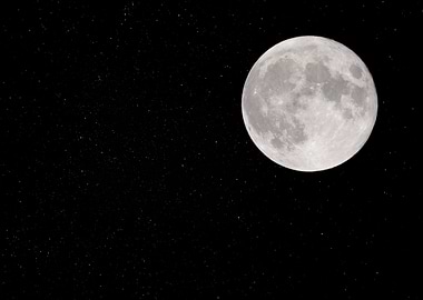 Full Moon and Stars