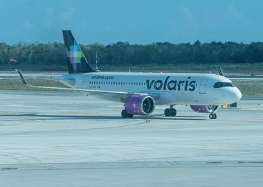 Volaris Airplane on Tarmac